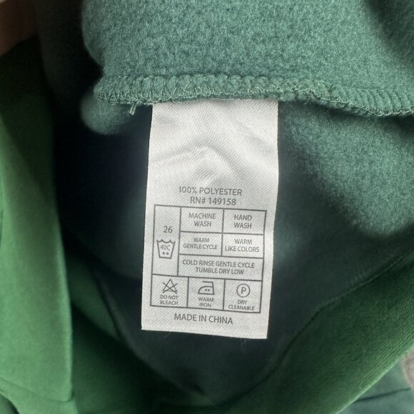 Triumph Tragedy Mens Pullover Two Tone Green "Saint" Sweatshirt Large READ ALL - Picture 7 of 12